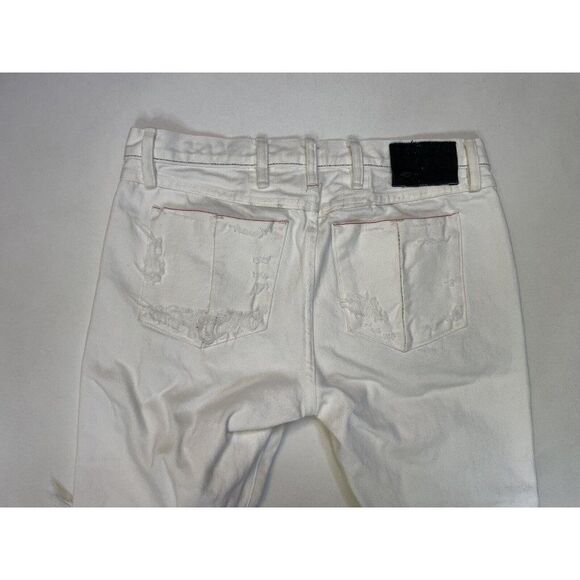 Tortoise Atrium Selvedge Denim Jeans Men Size 31 X 32 White Distressed - Picture 6 of 10